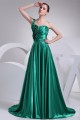 Silk like Satin A-Line One-Shoulder Ruched Prom/Formal Evening Dresses 02020311 Silk like Satin A-Line One-Shoulder Ruched Prom/Formal Evening Dresses 02020311