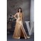 Silk like Satin Beading Sleeveless One-Shoulder Prom/Formal Evening Dresses 02020314