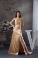 Silk like Satin Beading Sleeveless One-Shoulder Prom/Formal Evening Dresses 02020314 Silk like Satin Beading Sleeveless One-Shoulder Prom/Formal Evening Dresses 02020314