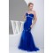 Trumpet/Mermaid Sweetheart Sleeveless Long Blue Prom/Formal Evening Dresses 02020315