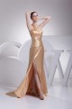 Silk like Satin Sheath/Column One-Shoulder Prom/Formal Evening Dresses 02020317 Silk like Satin Sheath/Column One-Shoulder Prom/Formal Evening Dresses 02020317