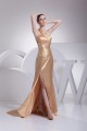 Silk like Satin Sheath/Column One-Shoulder Prom/Formal Evening Dresses 02020317