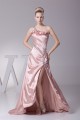 One-Shoulder Silk like Satin Sleeveless Brush Sweep Train Prom/Formal Evening Dresses 02020319 One-Shoulder Silk like Satin Sleeveless Brush Sweep Train Prom/Formal Evening Dresses 02020319