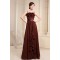 A-Line Square Floor-Length Handmade Flowers Prom/Formal Evening Dresses 02020327