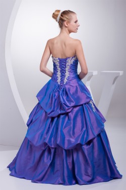 Ball Gown Strapless Beading Floor-Length Prom/Formal Evening Dresses 02020330