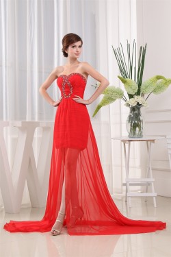 Sleeveless Beading Sweetheart A-Line Chiffon Prom/Formal Evening Dresses 02020338