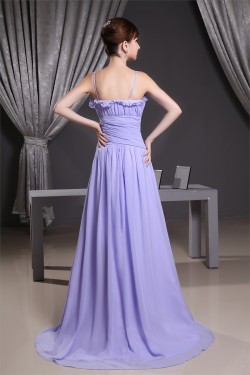 A-Line Spaghetti Strap Long Chifffon Prom/Formal Evening Bridesmaid Dresses 02020345