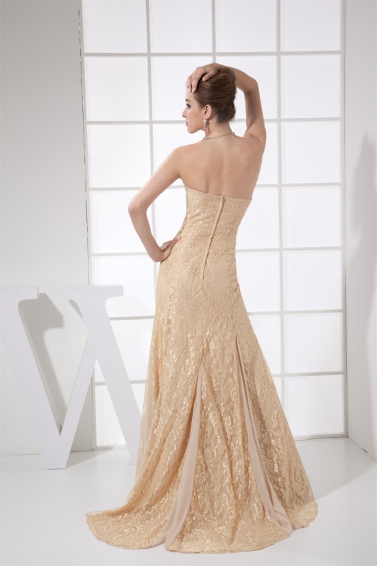 Sleeveless Chiffon Lace Long Prom/Formal Evening Dresses 02020348 Sleeveless Chiffon Lace Long Prom/Formal Evening Dresses 02020348