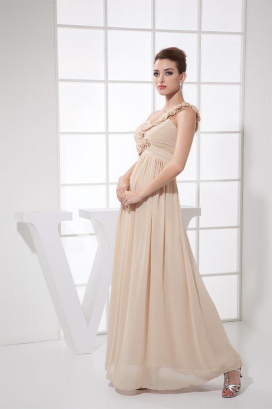 One-Shoulder Chiffon Brush Sweep Train Prom/Formal Evening Dresses 02020352 One-Shoulder Chiffon Brush Sweep Train Prom/Formal Evening Dresses 02020352
