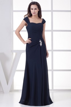 Sheath/Column Chiffon Long Prom/Formal Evening Mother of The Bride Dresses 02020354
