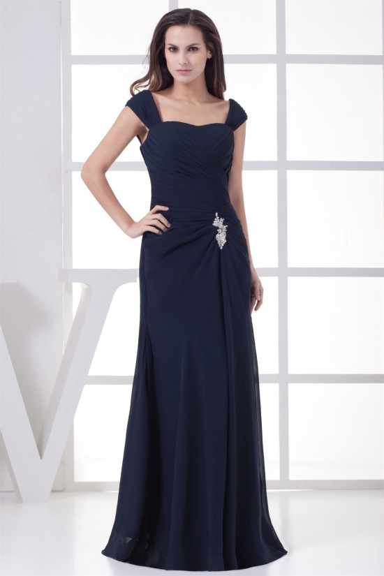 Sheath/Column Chiffon Long Prom/Formal Evening Mother of The Bride Dresses 02020354 Sheath/Column Chiffon Long Prom/Formal Evening Mother of The Bride Dresses 02020354