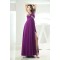 A-Line One-Shoulder Sleeveless Floor-Length Purple Prom/Formal Evening Maternity Dresses 02020359