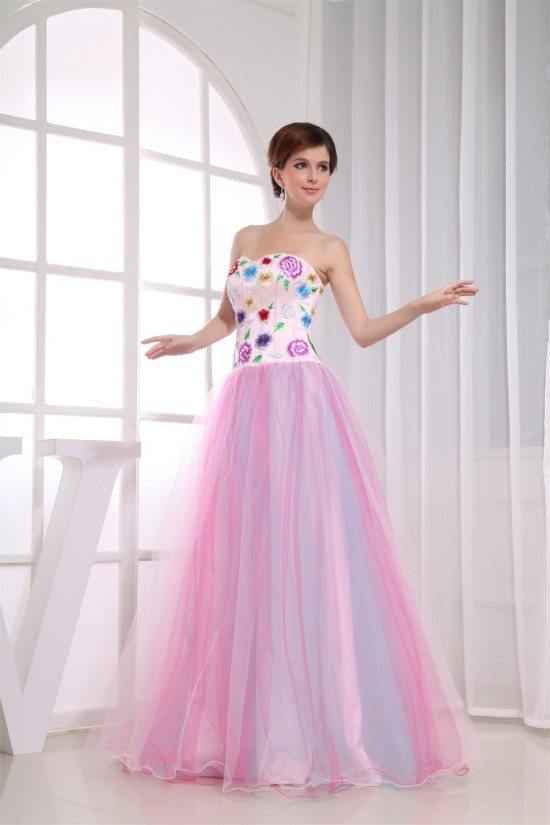 A-Line Sleeveless Floor-Length Embroidery Sweetheart Prom/Formal Evening Dresses 02020360