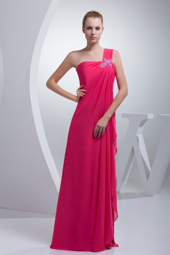 Sheath/Column Beaded Floor-Length One-Shoulder Prom/Formal Evening Dresses 02020362 Sheath/Column Beaded Floor-Length One-Shoulder Prom/Formal Evening Dresses 02020362