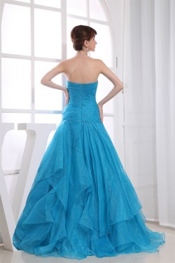 A-Line Floor-Length Ruched Sweetheart Prom/Formal Evening Dresses 02020364