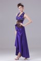 Handmade Flowers Elastic Woven Satin Beaded Halter Prom/Formal Evening Dresses 02020371 Handmade Flowers Elastic Woven Satin Beaded Halter Prom/Formal Evening Dresses 02020371