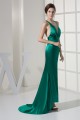 Mermaid/Trumpet Brush Sweep Train Deep V-Neck Long Green Prom/Formal Evening Dresses 02020373 Mermaid/Trumpet Brush Sweep Train Deep V-Neck Long Green Prom/Formal Evening Dresses 02020373