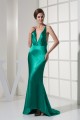 Mermaid/Trumpet Brush Sweep Train Deep V-Neck Long Green Prom/Formal Evening Dresses 02020373 Mermaid/Trumpet Brush Sweep Train Deep V-Neck Long Green Prom/Formal Evening Dresses 02020373