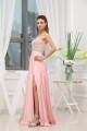 A-Line Sweetheart Beaded Long Pink Chiffon Prom Evening Formal Dresses 02020384 A-Line Sweetheart Beaded Long Pink Chiffon Prom Evening Formal Dresses 02020384