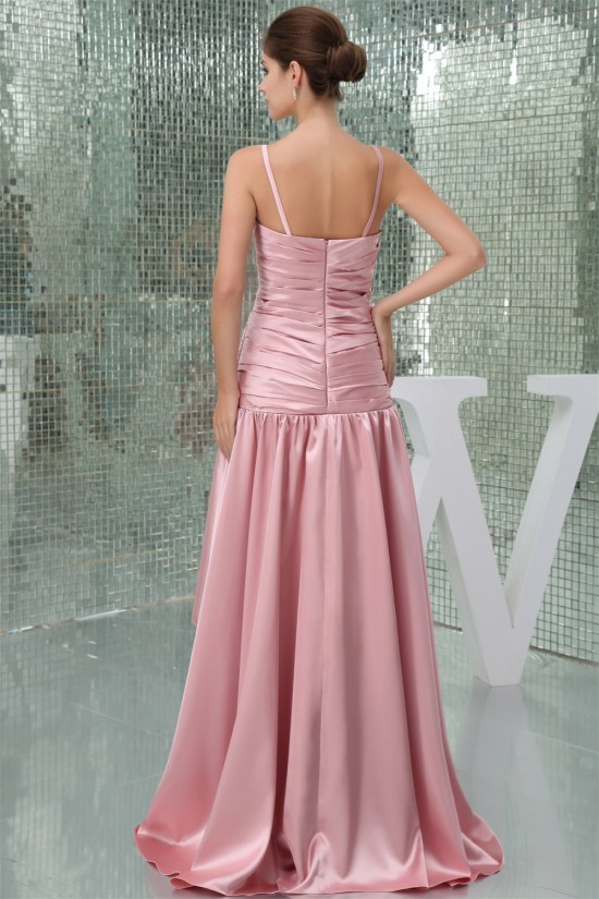 High Low Silk like Satin Spaghetti Straps Prom/Formal Evening Bridesmaid Dresses 02020385 High Low Silk like Satin Spaghetti Straps Prom/Formal Evening Bridesmaid Dresses 02020385