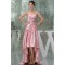 High Low Silk like Satin Spaghetti Straps Prom/Formal Evening Bridesmaid Dresses 02020385