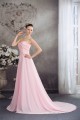 A-Line Sweetheart Beaded Long Pink Chiffon Prom/Formal Evening Dresses 02020387 A-Line Sweetheart Beaded Long Pink Chiffon Prom/Formal Evening Dresses 02020387