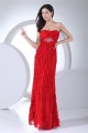 Soft Sweetheart Sheath/Column Sleeveless Long Red Prom/Formal Evening Dresses 02020392