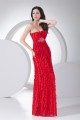 Soft Sweetheart Sheath/Column Sleeveless Long Red Prom/Formal Evening Dresses 02020392