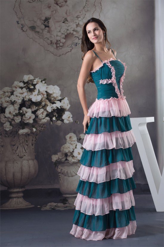 Spaghetti Straps Floor-Length Sleeveless Prom/Formal Evening Dresses 02020395