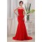 Mermaid/Trumpet Spaghetti Straps Sleeveless Long Red Prom/Formal Evening Dresses 02020396