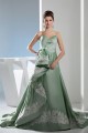 A-Line Sweetheart Handmade Flowers Brush Sweep Train Prom/Formal Evening Dresses 02020401 A-Line Sweetheart Handmade Flowers Brush Sweep Train Prom/Formal Evening Dresses 02020401