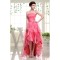 High Low Strapless Beading Asymmetrical Organza Prom/Formal Evening Dresses 02020402