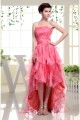 High Low Strapless Beading Asymmetrical Organza Prom/Formal Evening Dresses 02020402 High Low Strapless Beading Asymmetrical Organza Prom/Formal Evening Dresses 02020402