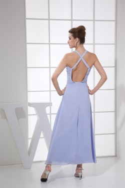 A-Line V-Neck Chiffon Prom/Formal Evening Bridesmaid Dresses 02020406