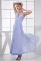 A-Line V-Neck Chiffon Prom/Formal Evening Bridesmaid Dresses 02020406