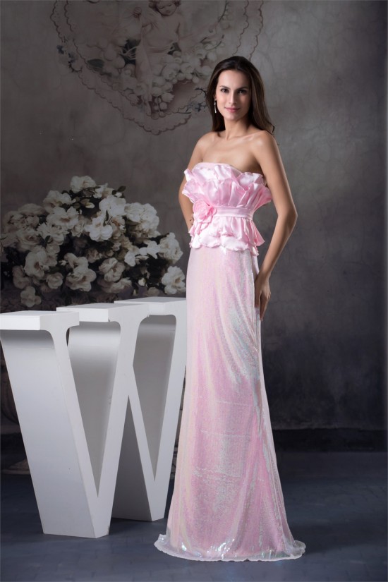 Strapless Mermaid/Trumpet Sleeveless Sequins Materinal Prom Evening Formal Dresses 02020407 Strapless Mermaid/Trumpet Sleeveless Sequins Materinal Prom Evening Formal Dresses 02020407
