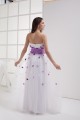 Sheath/Column Strapless Sleeveless Handmade Flowers Prom/Formal Evening Dresses 02020408