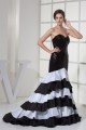 Strapless Sleeveless A-Line Ruched Brush Sweep Train Prom/Formal Evening Dresses 02020410 Strapless Sleeveless A-Line Ruched Brush Sweep Train Prom/Formal Evening Dresses 02020410
