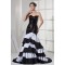 Strapless Sleeveless A-Line Ruched Brush Sweep Train Prom/Formal Evening Dresses 02020410