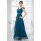 A-Line Cap Straps Beading Chiffon Lace Prom/Formal Evening Dresses 02020413