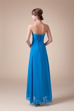 A-Line Sweetheart Beading Sleeveless Chiffon Formal Evening Bridesmaid Maternity Dresses 02020427