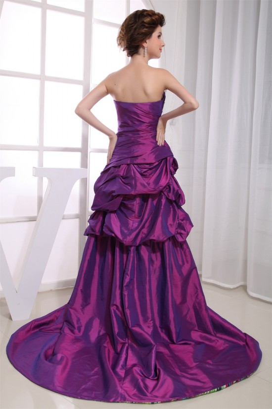 High Low Sweetheart Court Train Beading Sleeveless Prom/Formal Evening Dresses 02020431 High Low Sweetheart Court Train Beading Sleeveless Prom/Formal Evening Dresses 02020431