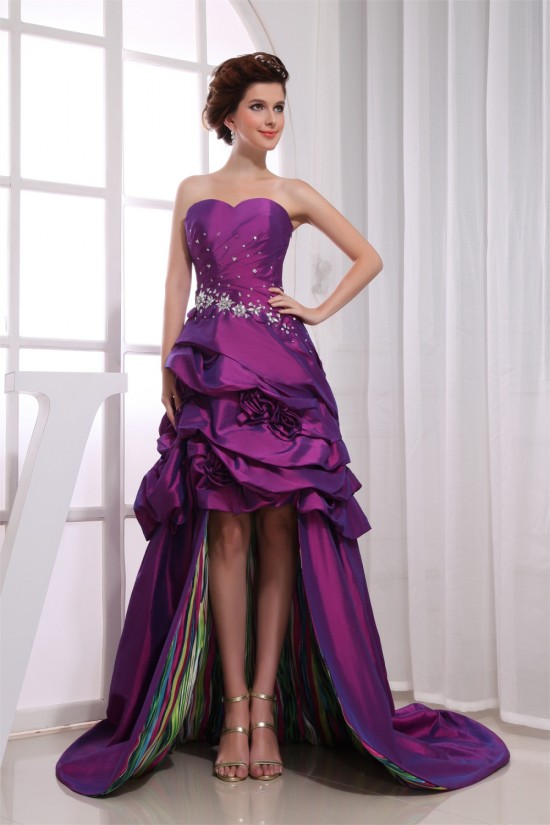 High Low Sweetheart Court Train Beading Sleeveless Prom/Formal Evening Dresses 02020431 High Low Sweetheart Court Train Beading Sleeveless Prom/Formal Evening Dresses 02020431