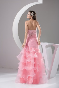 Trumpet/Mermaid Sweetheart Floor-Length Beading Prom/Formal Evening Dresses 02020432
