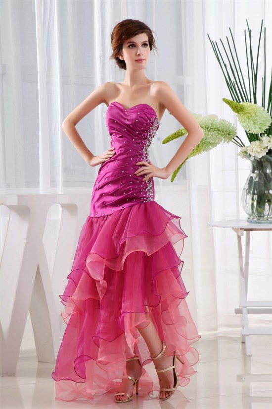 Sweetheart Mermaid/Trumpet Satin Organza Prom/Formal Evening Dresses 02020433 Sweetheart Mermaid/Trumpet Satin Organza Prom/Formal Evening Dresses 02020433