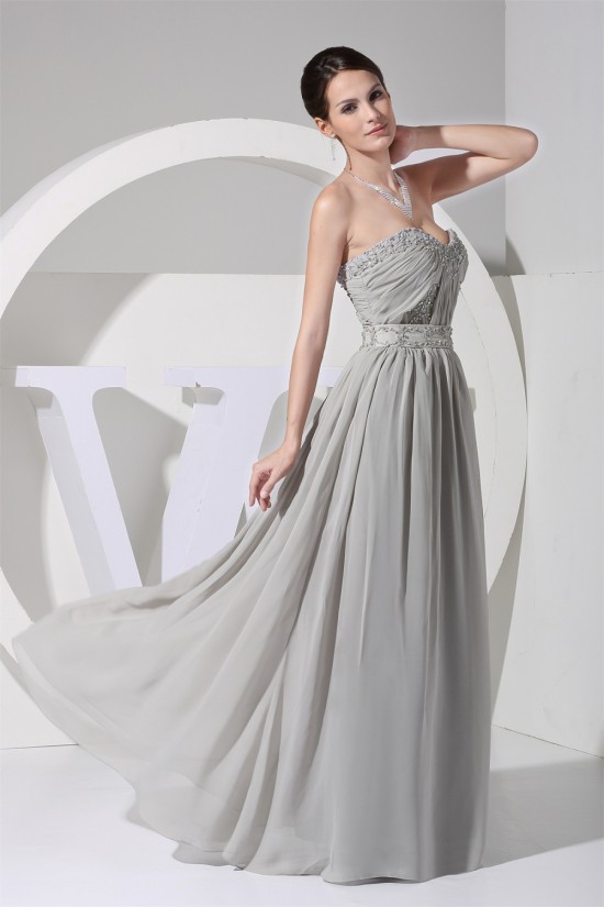 Sweetheart Sleeveless Chiffon Prom/Formal Evening Dresses 02020438