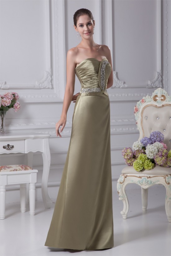 Sheath/Column Sweetheart Sleeveless Criss Cross Floor-Length Evening Formal Bridesmaid Dresses 02020440 Sheath/Column Sweetheart Sleeveless Criss Cross Floor-Length Evening Formal Bridesmaid Dresses 02020440