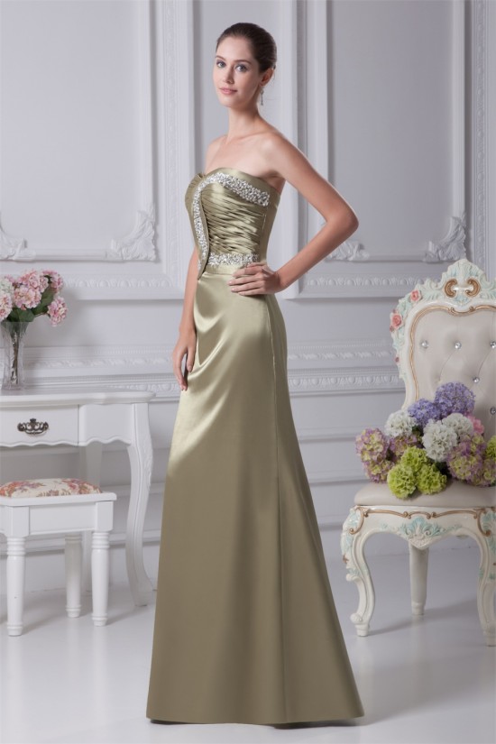 Sheath/Column Sweetheart Sleeveless Criss Cross Floor-Length Evening Formal Bridesmaid Dresses 02020440 Sheath/Column Sweetheart Sleeveless Criss Cross Floor-Length Evening Formal Bridesmaid Dresses 02020440