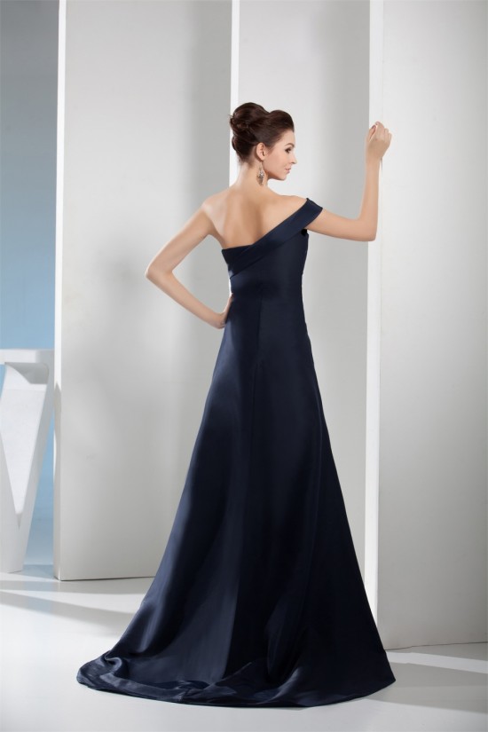 A-Line One-Shoulder Pleats Prom/Formal Evening Dresses 02020445 A-Line One-Shoulder Pleats Prom/Formal Evening Dresses 02020445