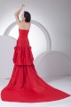 Trumpet/Mermaid Taffeta Sleeveless Handmade Flowers Prom/Formal Evening Dresses 02020446